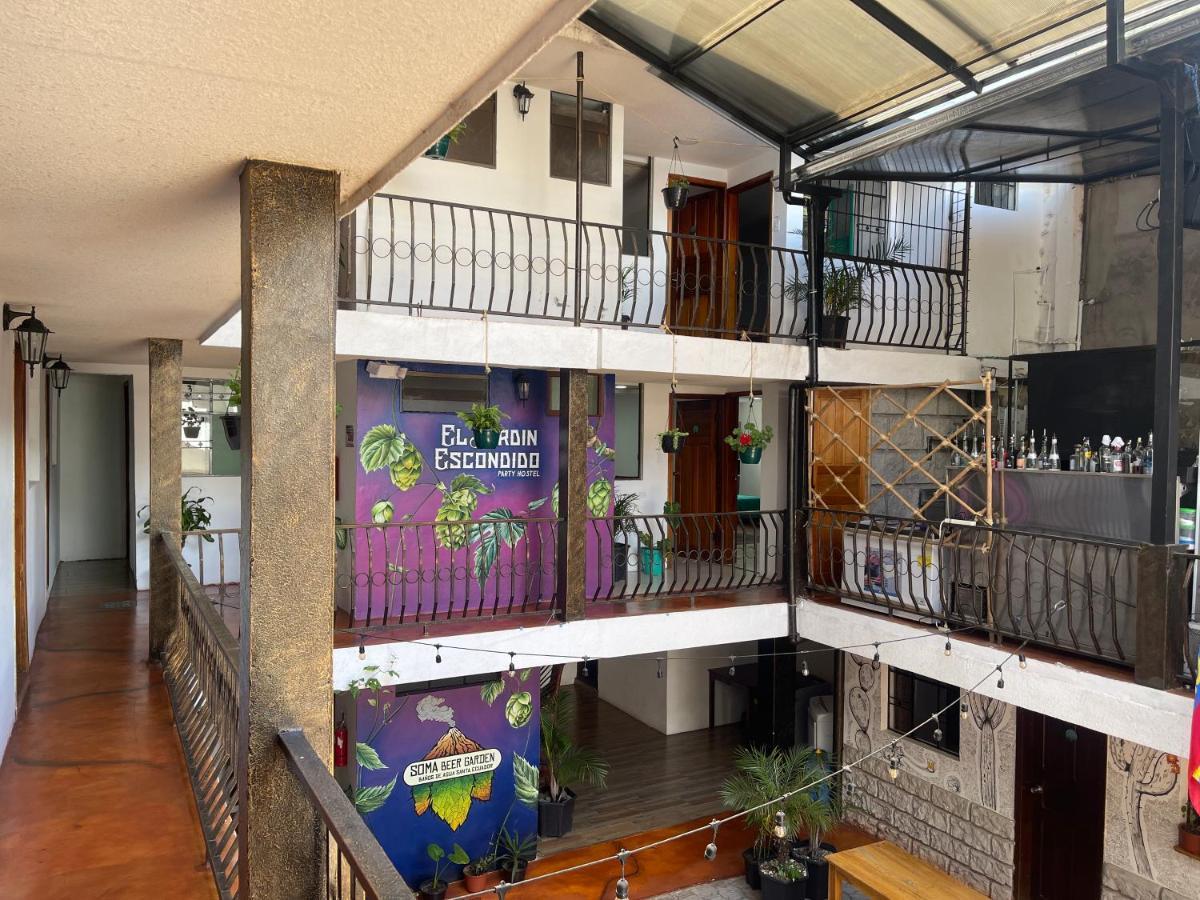 El Jardin Escondido Party Hostel Banos  Ngoại thất bức ảnh